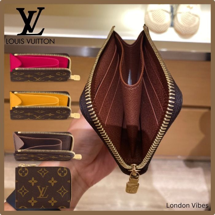 お札も小銭も入る♪LVミニ財布 ポルトフォイユ コンパクト ミニ (Louis