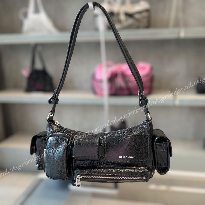 バッグ BALENCIAGA BB CROCO BOSTON HAND BAG BALENCIAGA