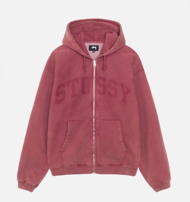 ☆24AW 大人気☆Stussy ZIP HOODIE FADED GRAPHIC (STUSSY/パーカー