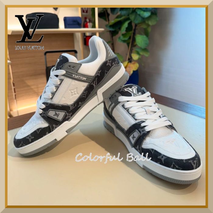 国内発送】Louis Vuitton トレイナー ライン スニーカー (Louis