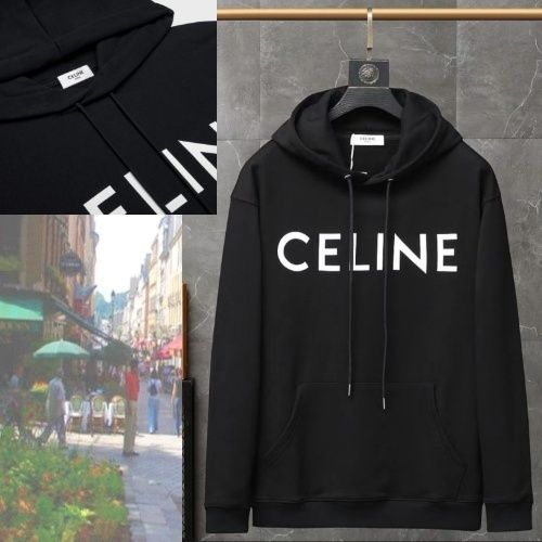 大人気】セリーヌ パーカー ロゴ シンプル かわいい ♪ (CELINE