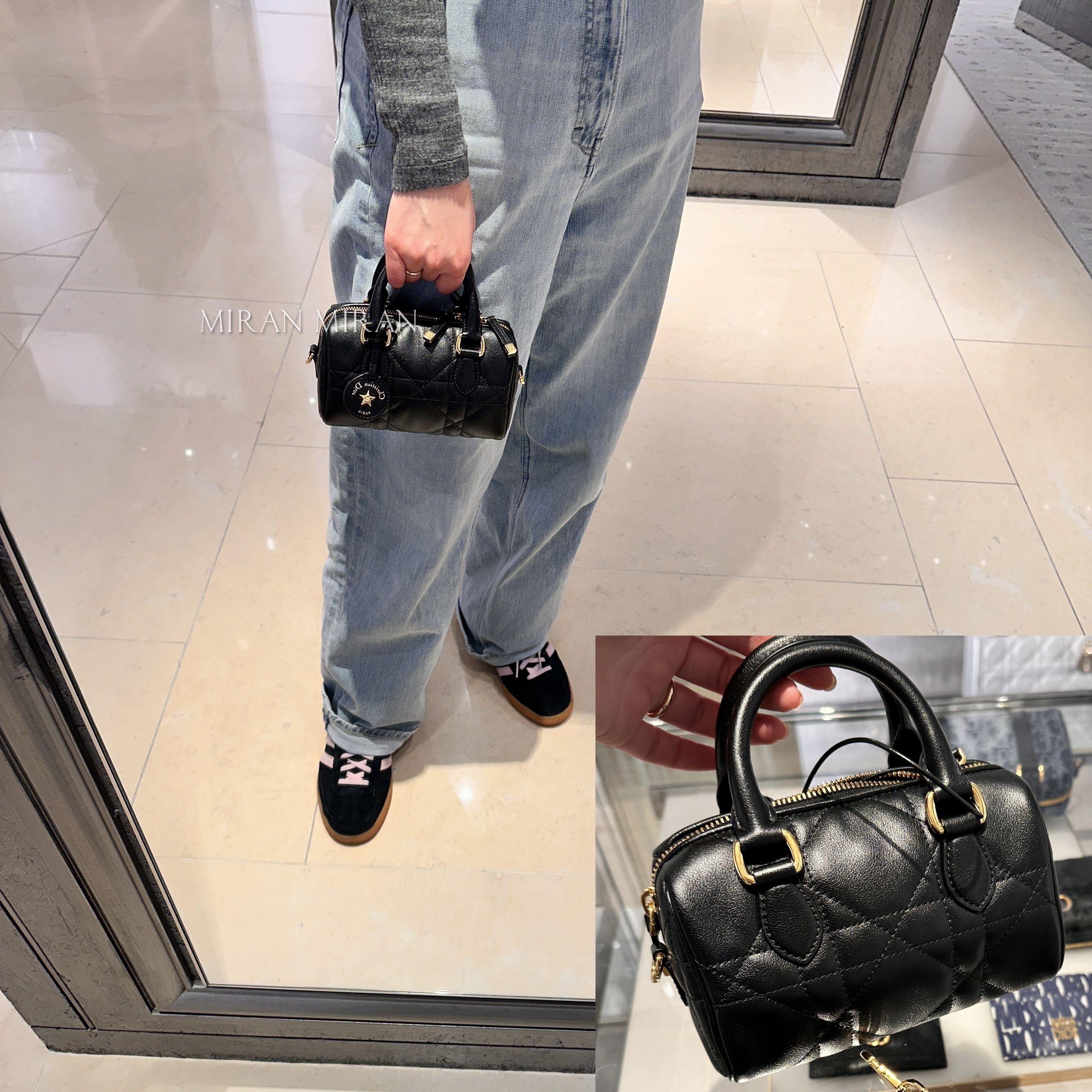 追跡付き発送【Dior】2WAY♪Dior Groove 17 Nanoバッグ (Dior/ボストン