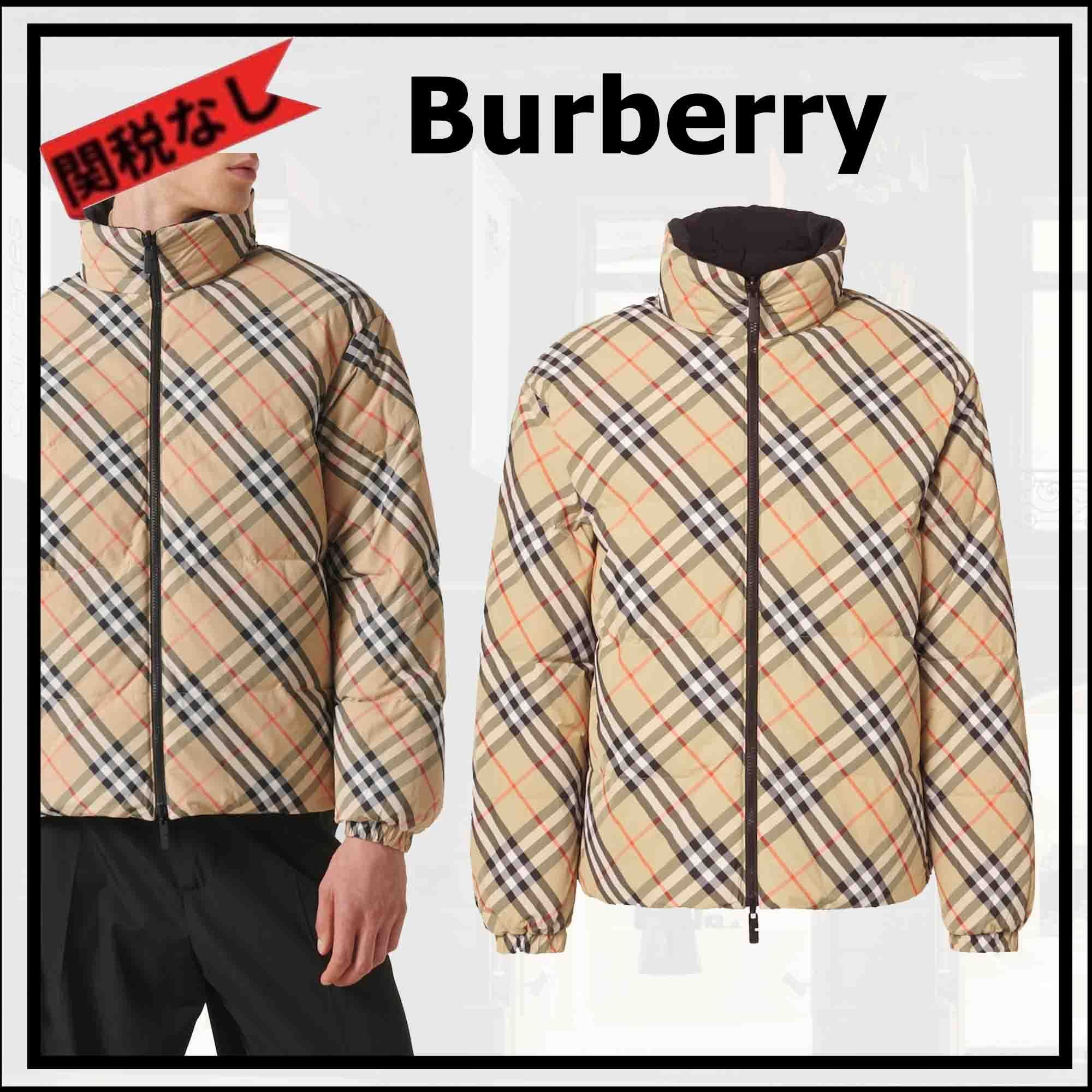 バーバリーチェックダウンジャケット (Burberry/ダウンジャケット