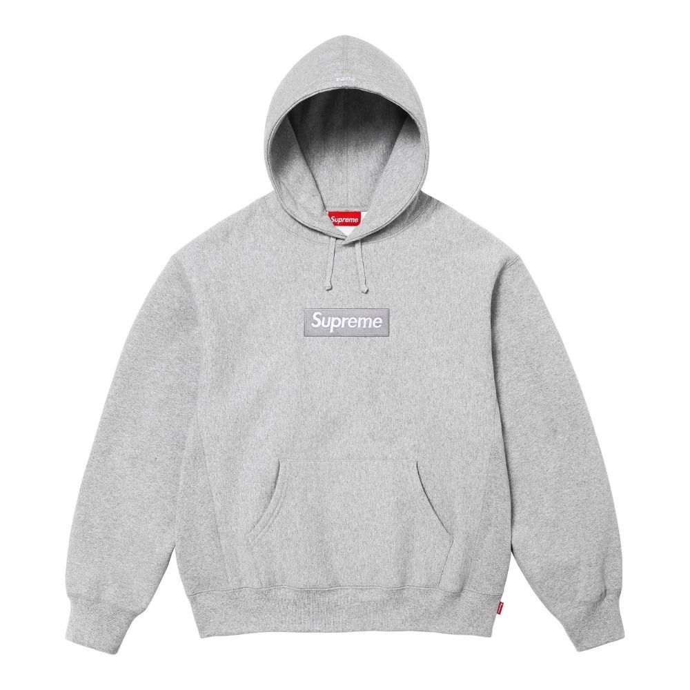 Supreme】Box Logo Hooded Sweatshirt☆Heather Grey☆24FW☆ (Supreme