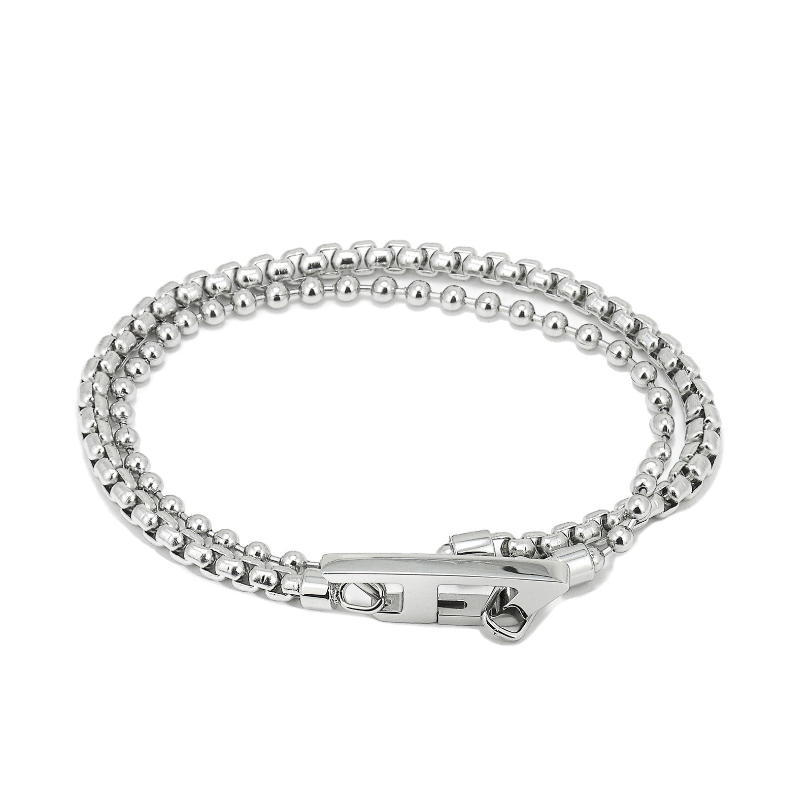 DIESEL ディーゼル 2連 チェーン ブレスレット DX1473 DX1473040