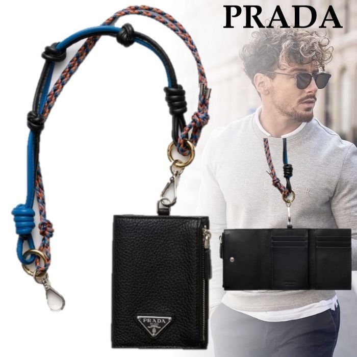 国内直営**PRADA**ヴィッテロダイノレザー カードケース (PRADA/カード