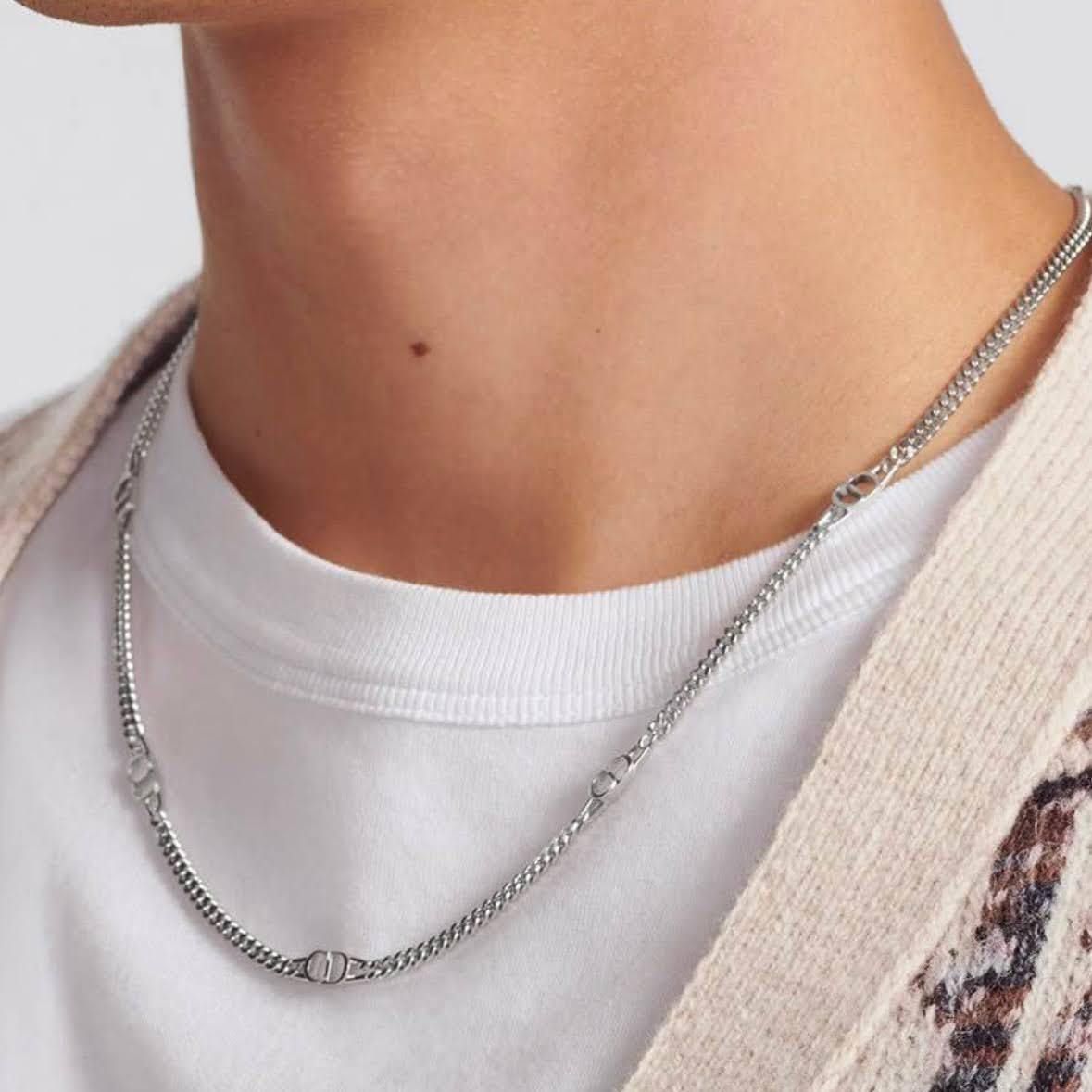 センス抜群♡】Dior CD ICON チェーンリンク ネックレス (Dior
