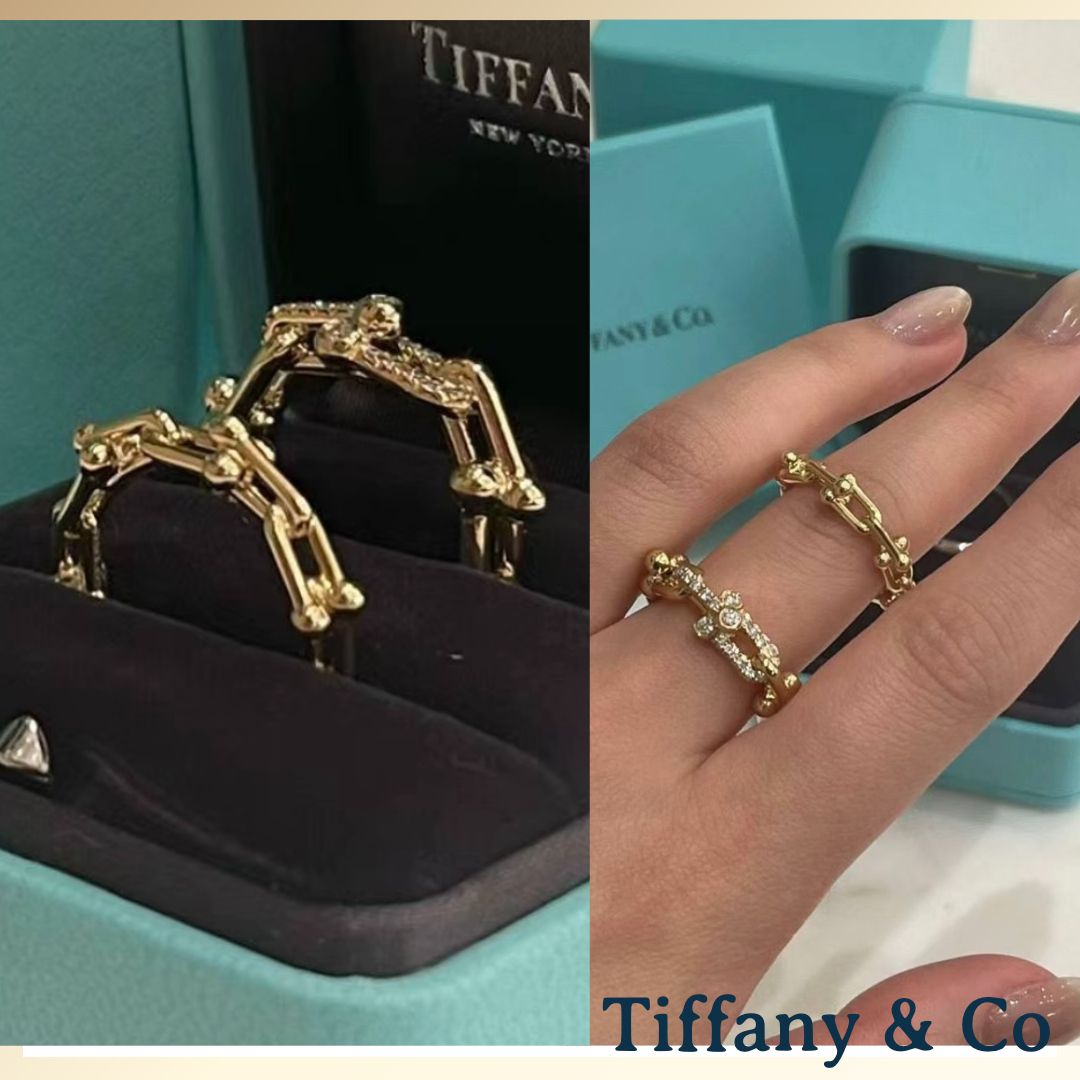 Tiffany＆Co》ティファニー ハードウェアマイクロリンクリング