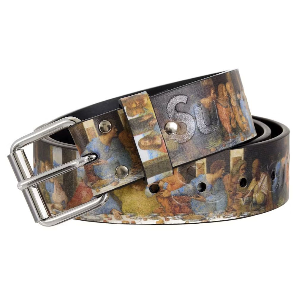 本物保証 /関税・送料無料】Supreme Last Supper Leather Belt