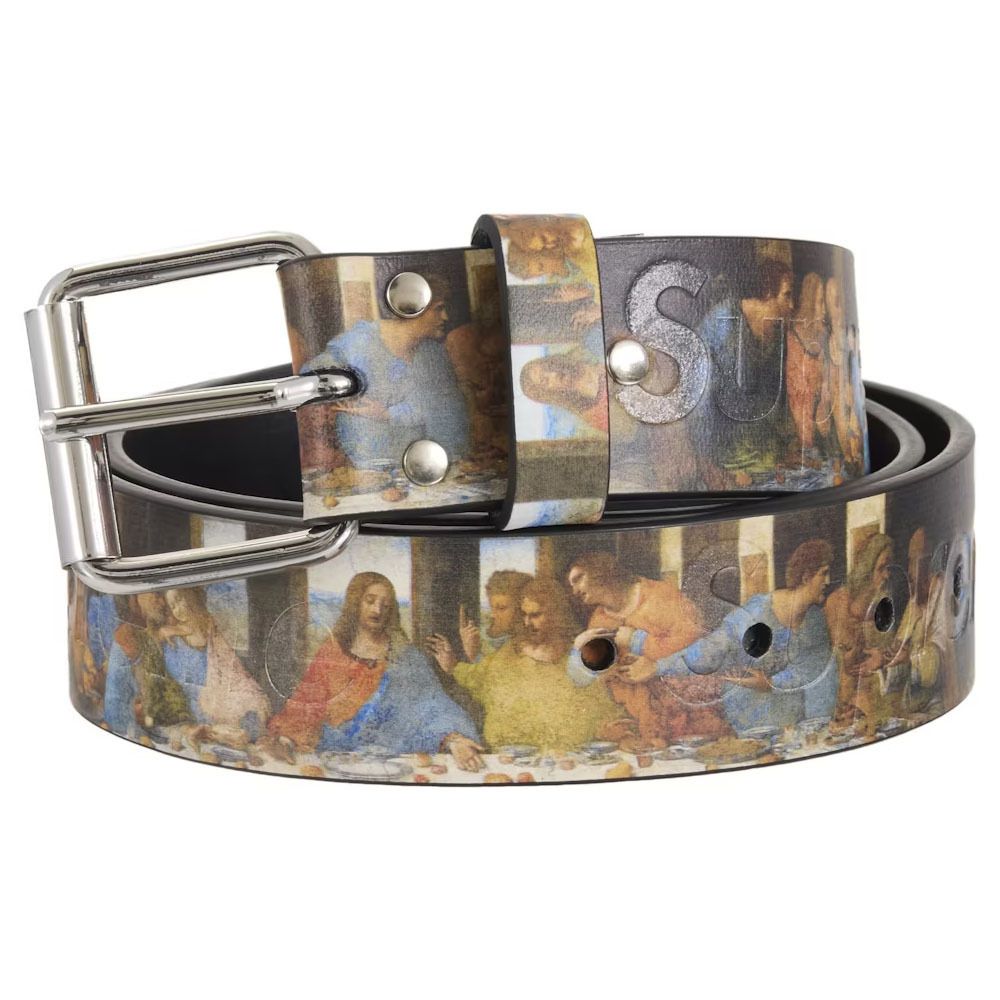 本物保証 /関税・送料無料】Supreme Last Supper Leather Belt