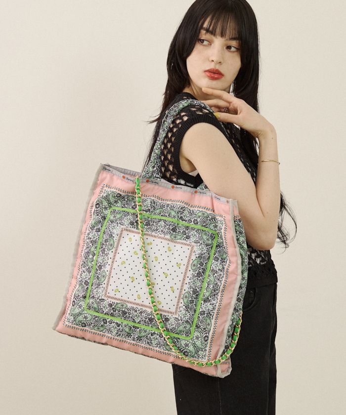 ☆LeSportsac☆ LG CHAIN TOTEステラガーデンバンダナ (LeSportsac