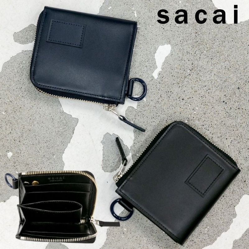 sacai x PORTER サカイ レザー コンパクトウォレット 小銭入れ (sacai