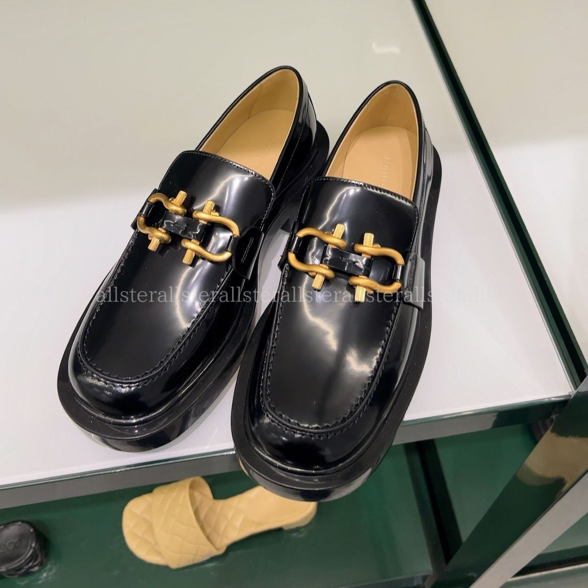 すぐ届く【ボッテガヴェネタ】MONSIEUR 厚底 ローファー (BOTTEGA