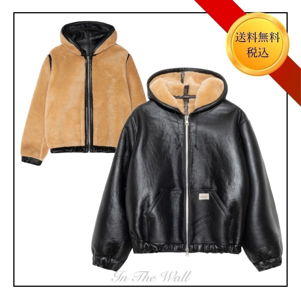 Stussy x Our Legacy】Work Shop Reversible Shearling Hoodie (STUSSY