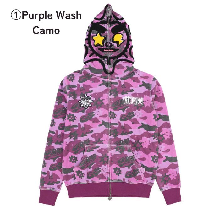 送関込【GLOGANG】Full Zip Hoodie パーカーフーディー 8色 (Glo Gang