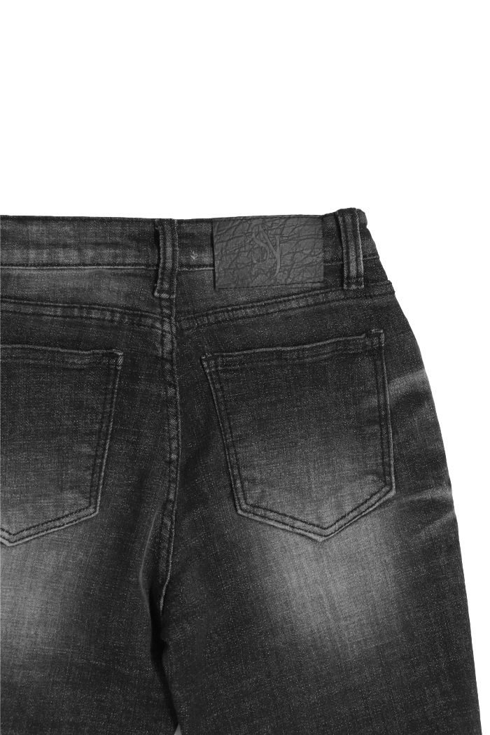 SYNERJYN CAT WASHING DENIM PANTS /韓国アイドル 着用 デニム