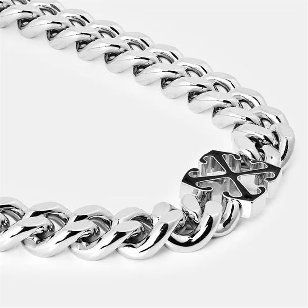 Off-White オフホワイト アロー シルバー チェーンネックレス (Off