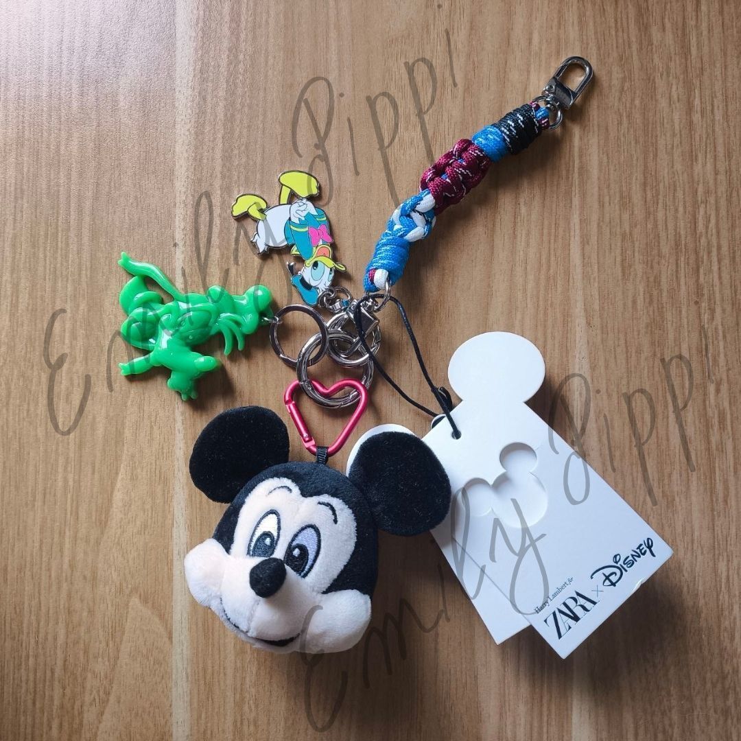 ZARA X DISNEY マルチチャーム キーホルダー ミッキーマウス (ZARA
