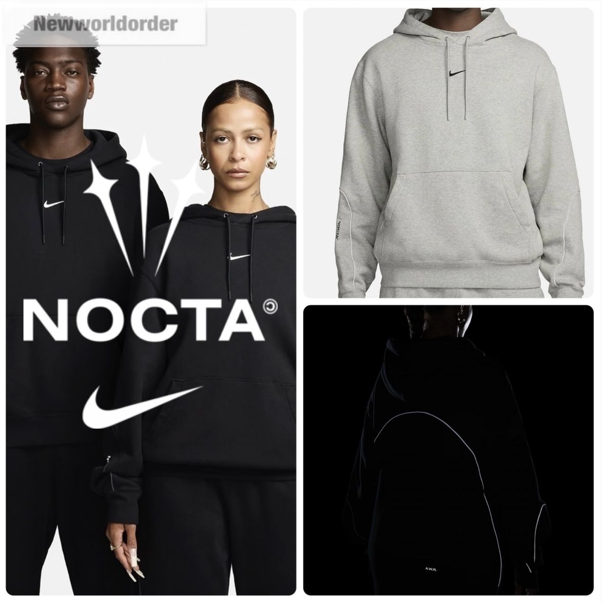 人気ラッパーコラボ】Nike×Drake NOCTA デザインフーディ (Nike