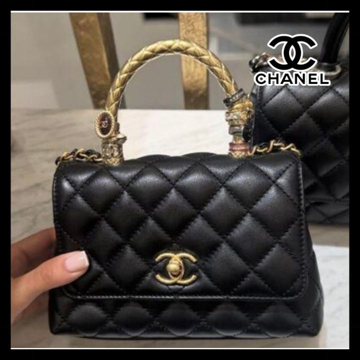 ビジューリング♥希少》CHANEL ココハンドル19㎝ (CHANEL/ショルダー