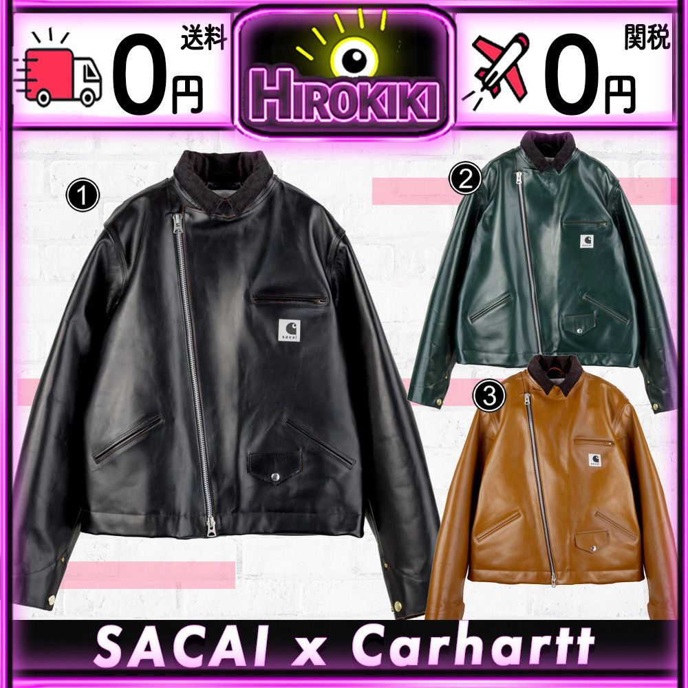 本物保証 /関税・送料無料】sacai x Carhartt レザー (sacai/レザー