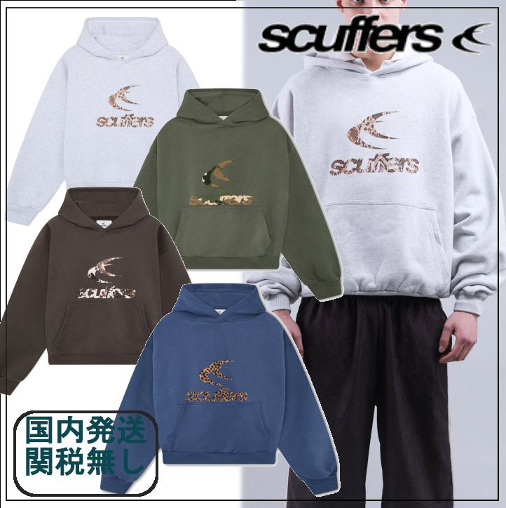 大人かっこいい☆国内発送☆SCUFFERS Safari Grey Hoodie (Scuffers