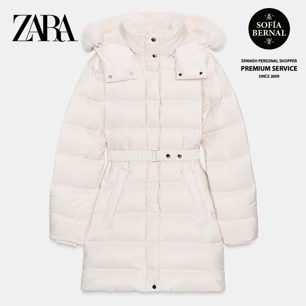 ZARA 撥水防風フード付きダウンジャケット (ZARA/ダウンジャケット