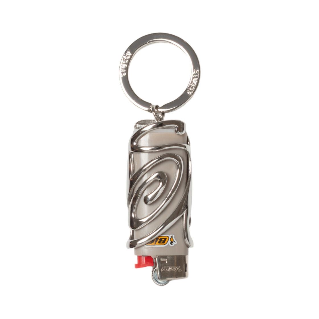 Stussy】 正規品☆ Lighter Holster Keychain Silver ☆人気 (STUSSY