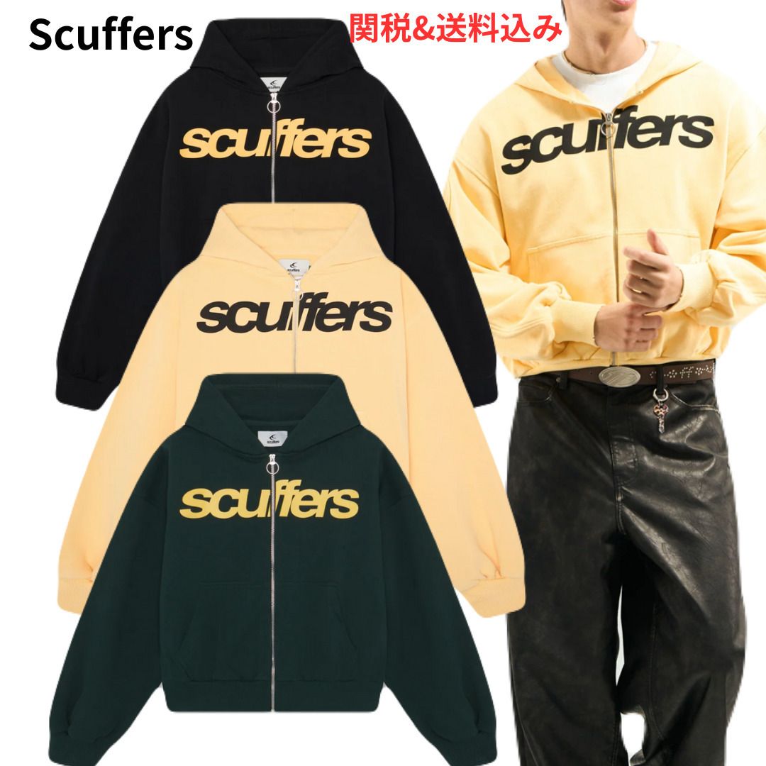 Scuffers Essential Zipper ロゴ ジップパーカー 送料関税込 (Scuffers