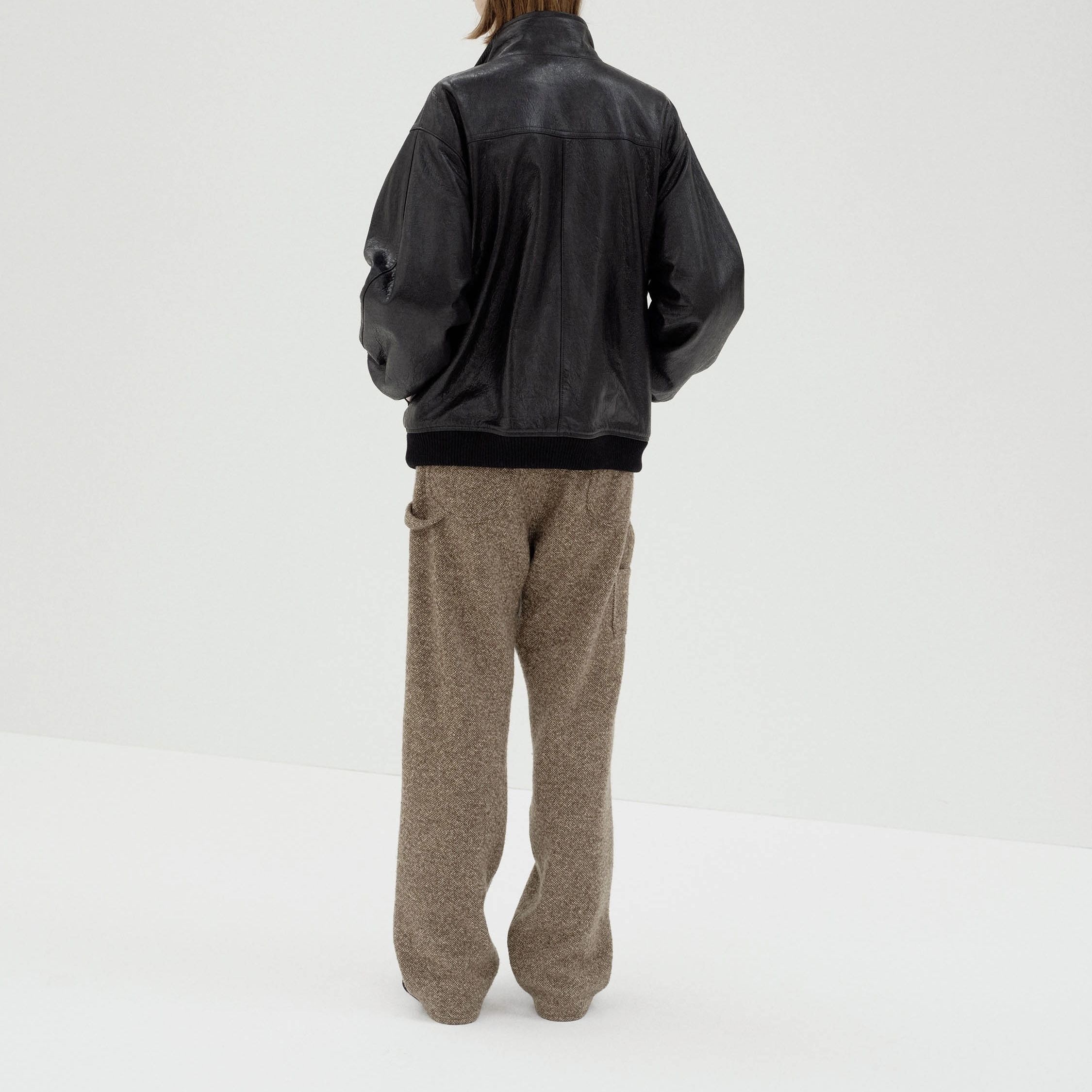 国内発送/国内即完品】AURALEE Lamb Leather Zip Blouson 25FW