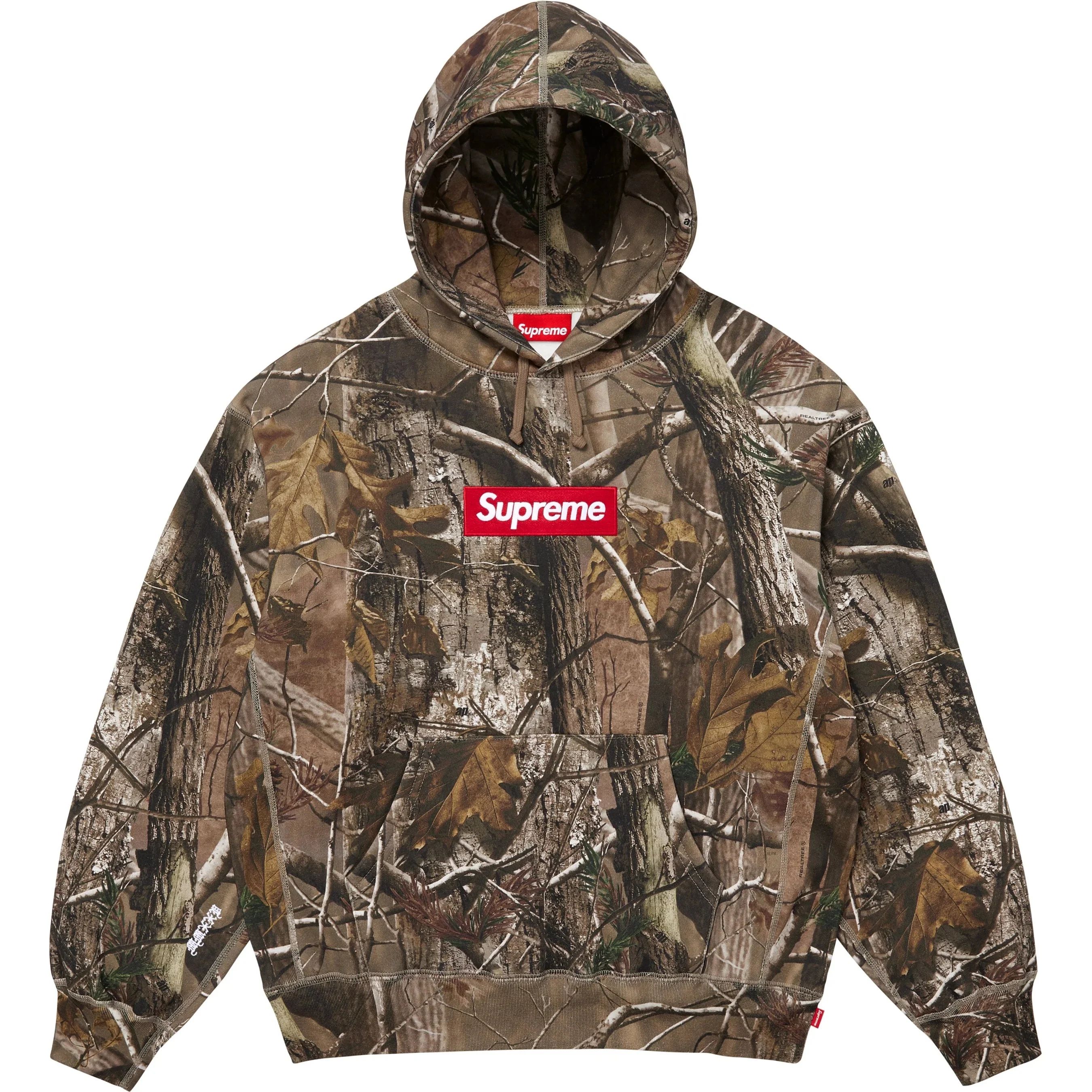 SUPREME】Box Logo Hooded Sweatshirt Realtree AP Camo -25FW