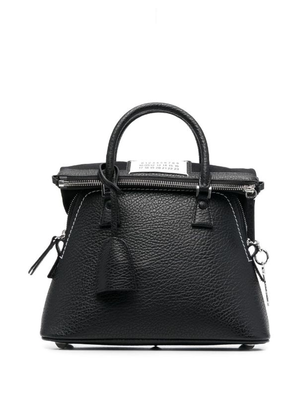 Maison Margiela Mini 5AC Classique top-handle Bag | Black | FARFETCH