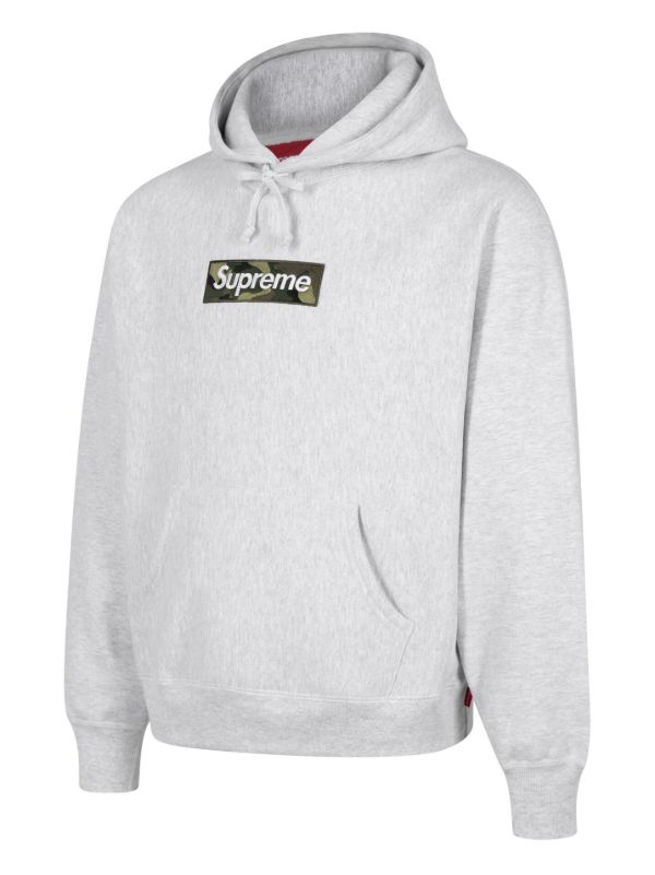 Supreme ボックスロゴ パーカー | グレー | FARFETCH JP