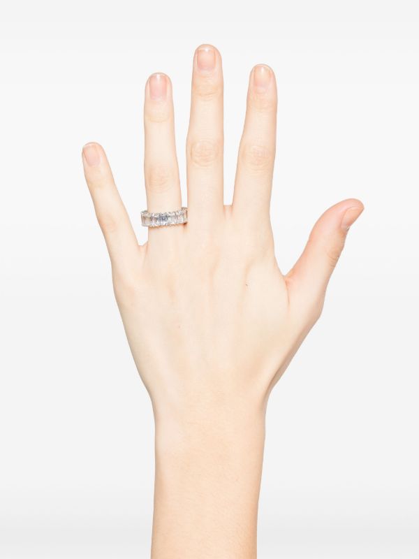 Swarovski Matrix Vittore リング | シルバートーン | FARFETCH JP