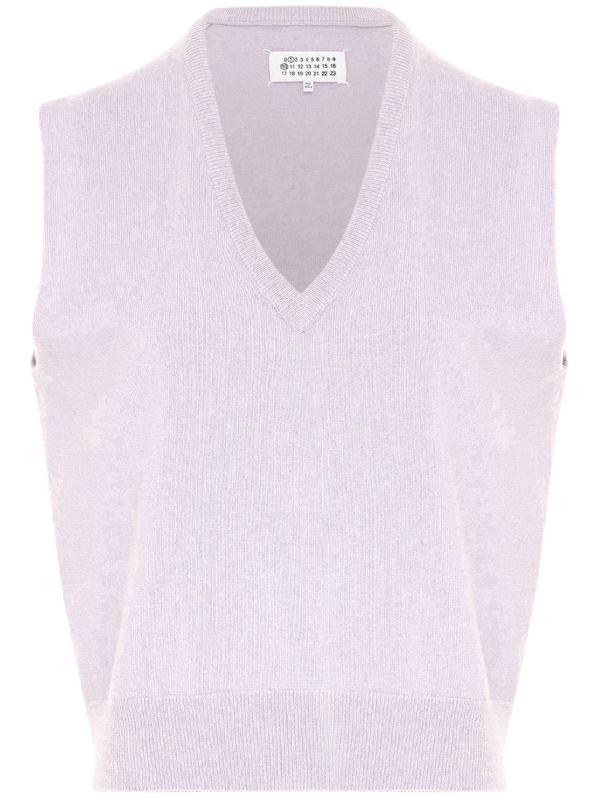 Maison Margiela ニットベスト | グレー | FARFETCH JP