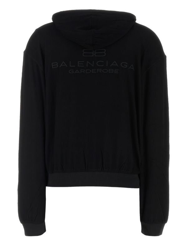 Balenciaga ジップアップ パーカー | ブラック | FARFETCH JP