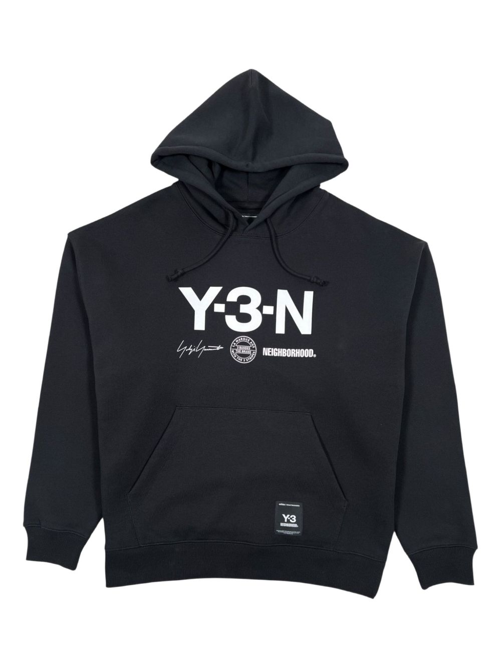 Y-3 x Neighborhood logo-print Hoodie | Black | FARFETCH ZA