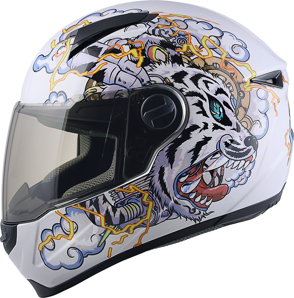 ZEUS】獨家限量預購ZS-811 AL65 猛虎神獸彩繪全罩式安全帽超高C/P值