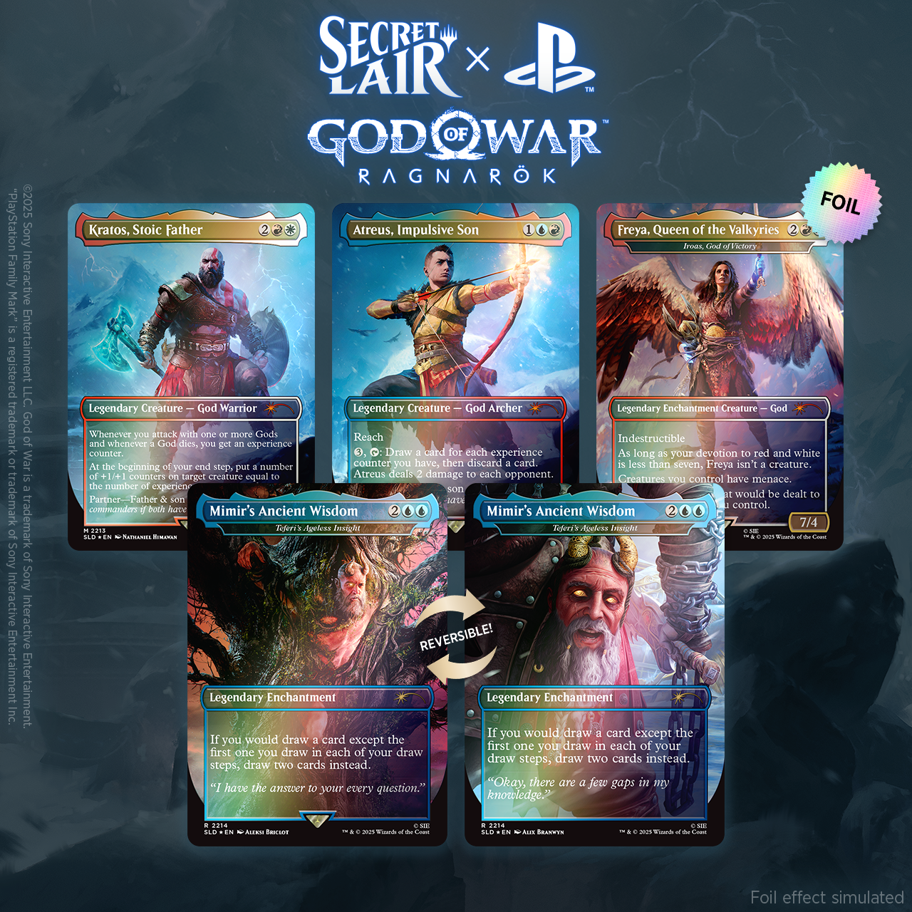 Secret Lair x God of War: Norse Foil Edition | Secret Lair