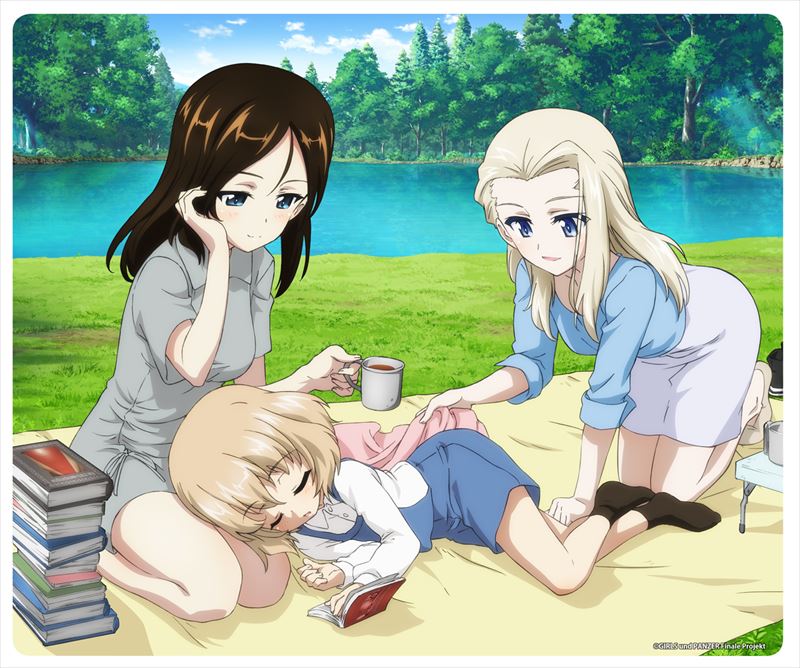 ガールズ＆パンツァー 最終章 マウスパッド【プラウダ高校(ピクニック
