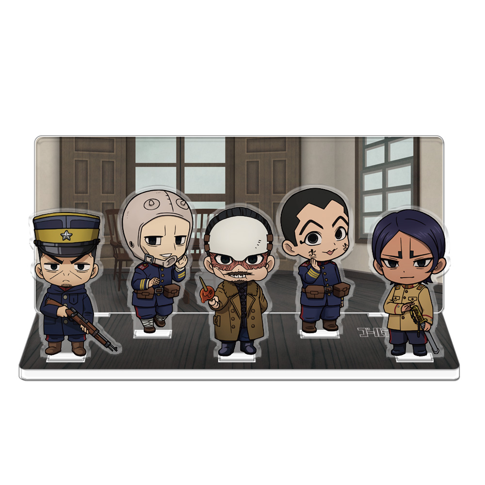 ゴールデンカムイ_アクリルジオラマE[鶴見&二階堂&宇佐美&月島&鯉登