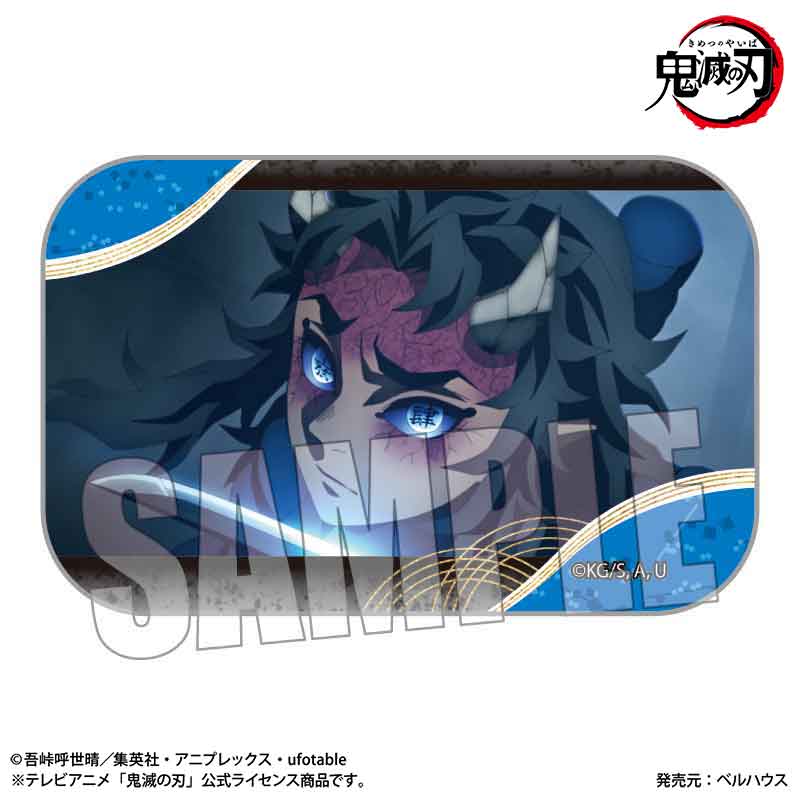 鬼滅の刃 刀鍛冶の里編_メモリーズスクエア缶バッジ 鬼ver./哀絶