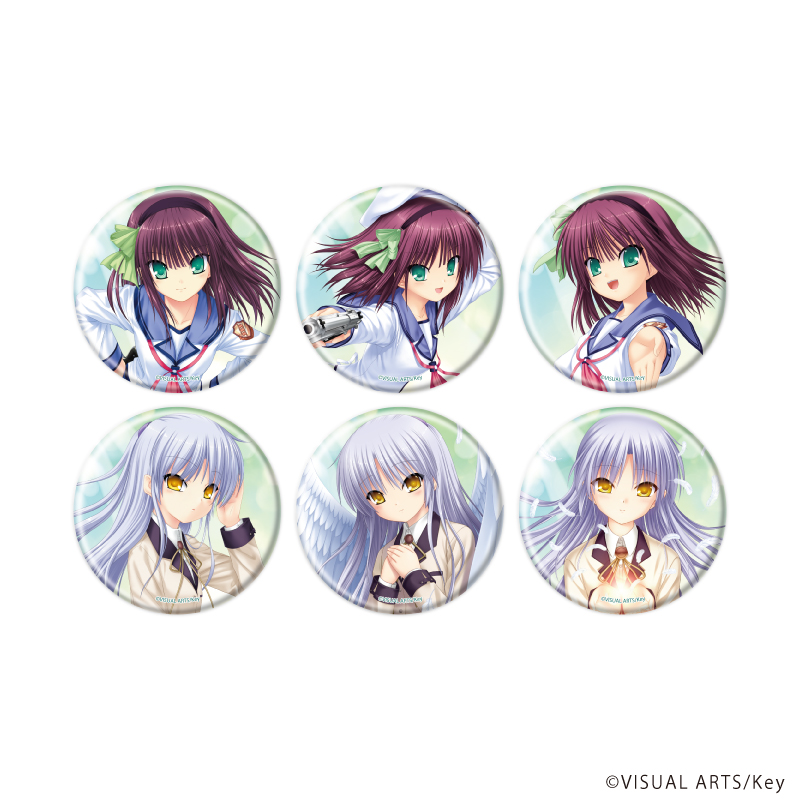 Angel Beats!_缶バッジ 01/BOX(全6種)(公式イラスト)【コンプリートBOX