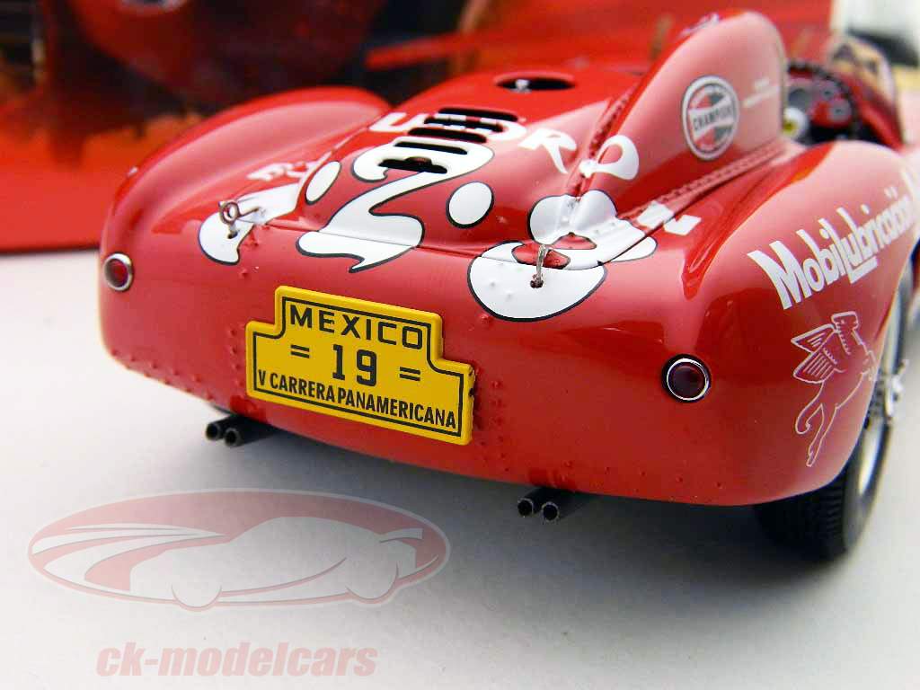 BBR Models 1:18 Ferrari 375 Plus #19 Winner Panamerica 1954 red
