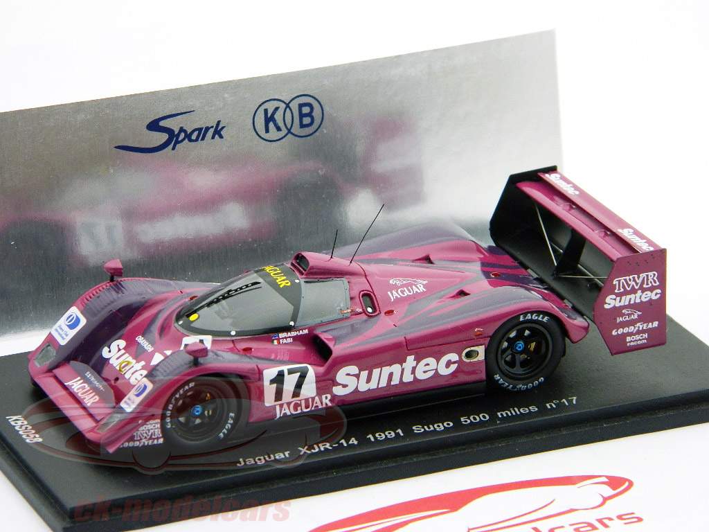 Spark 1:43 Jaguar XJR-14 #17 500 Miles Sugo 1991 Brabham / Fabi
