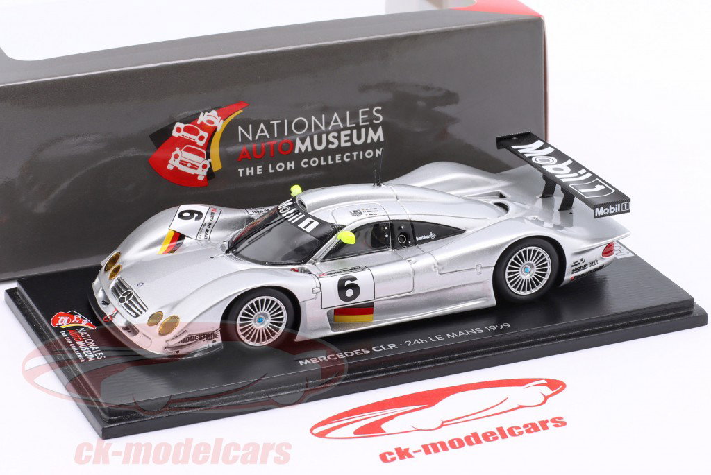 Spark 1:43 Mercedes-Benz CLR #6 24h LeMans 1999 Lamy, Schneider