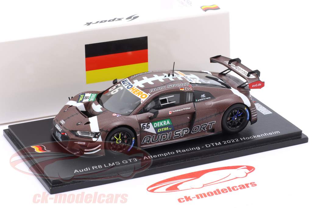Spark 1:43 Audi R8 LMS GT3 #66 DTM Hockenheim 2022 M. Zug SG874