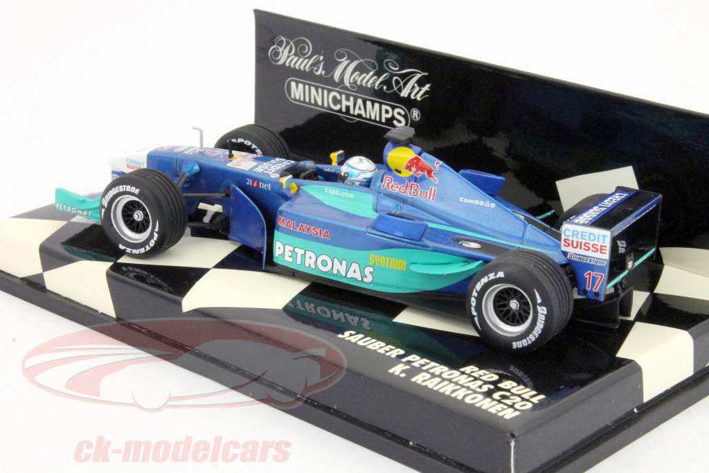 Minichamps 1:43 K. Raikkonen Red Bull Sauber Petronas C20 Formula