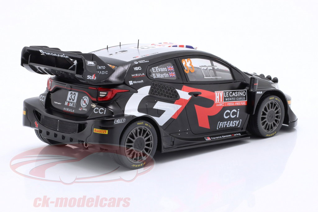 Spark 1:18 Toyota GR Yaris Rally1 Hybrid #33 3rd Rally Monte Carlo