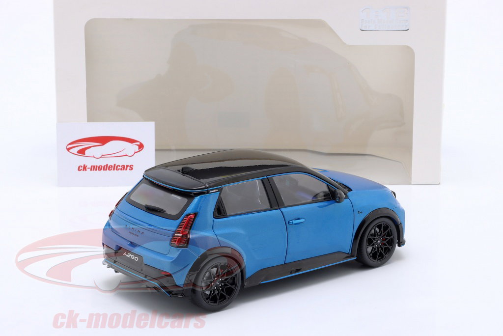 Solido 1:18 Alpine A290 GTS year 2024 blue metallic S1802601 model